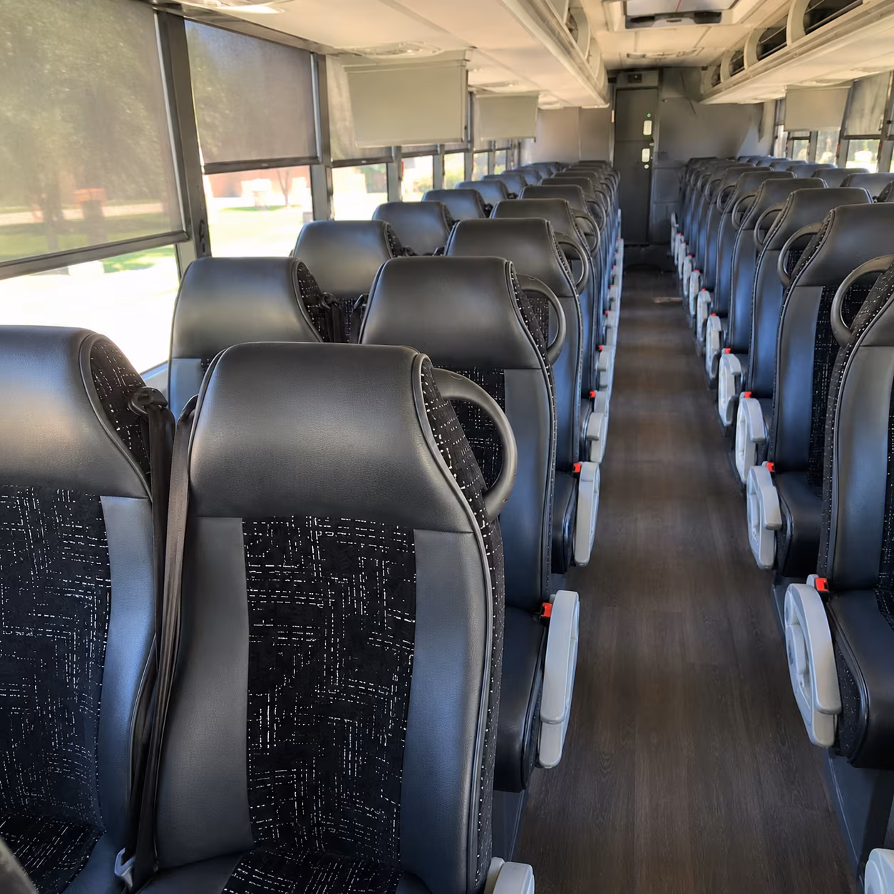 mobile bus rental service area