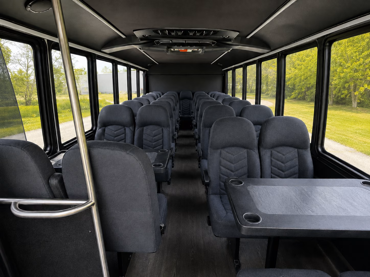 mobile corporate event transportation onboard seating