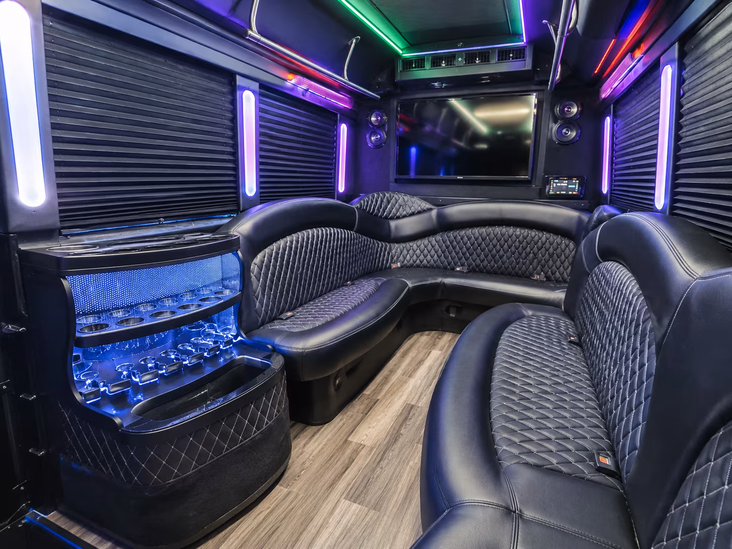 party buses with the amenities your prom group actually wants
